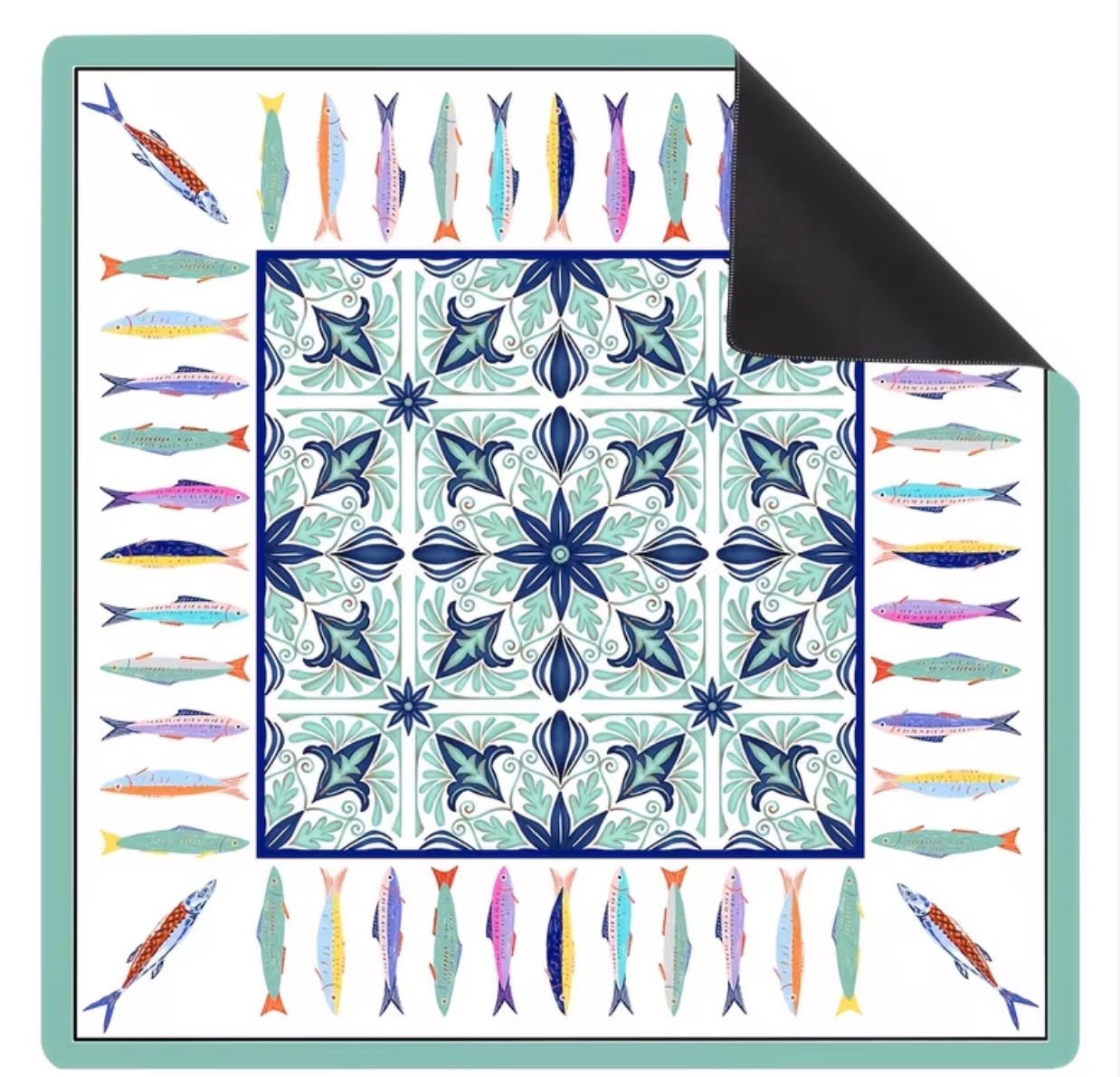 Sardine Run mahjong play mat