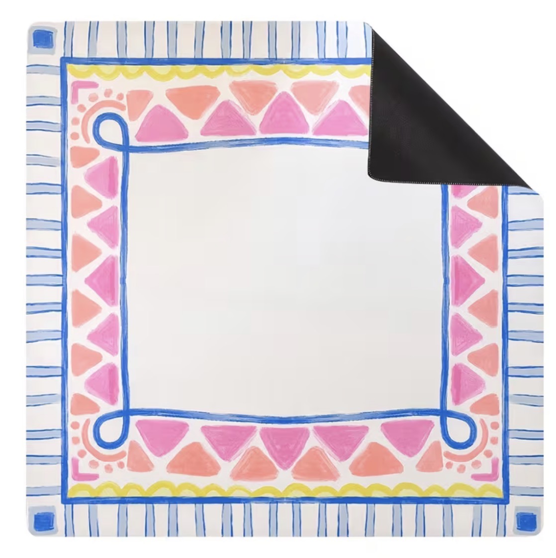 Painted Border mahjong play mat
