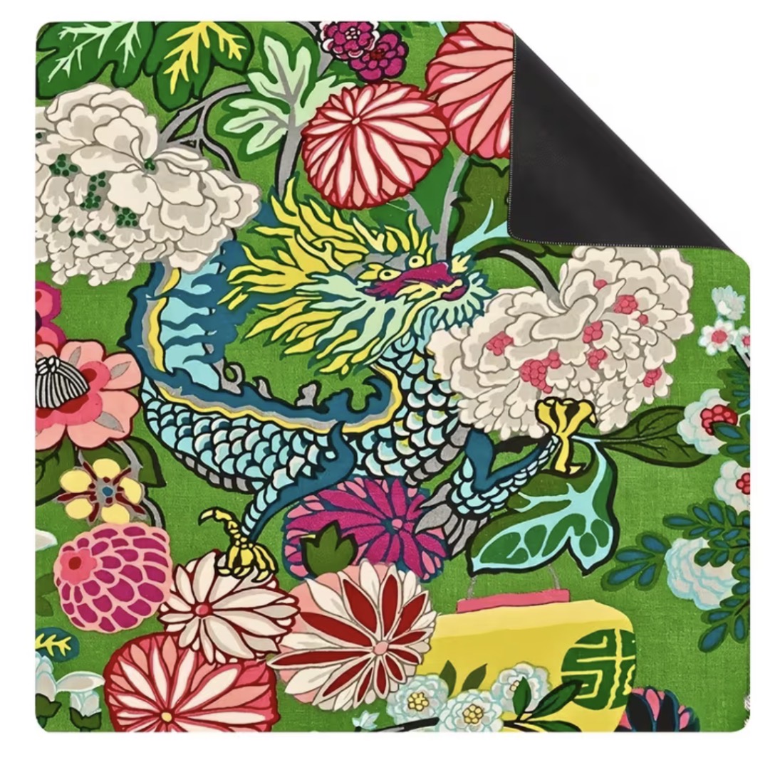 Dragon Vibes mahjong play mat