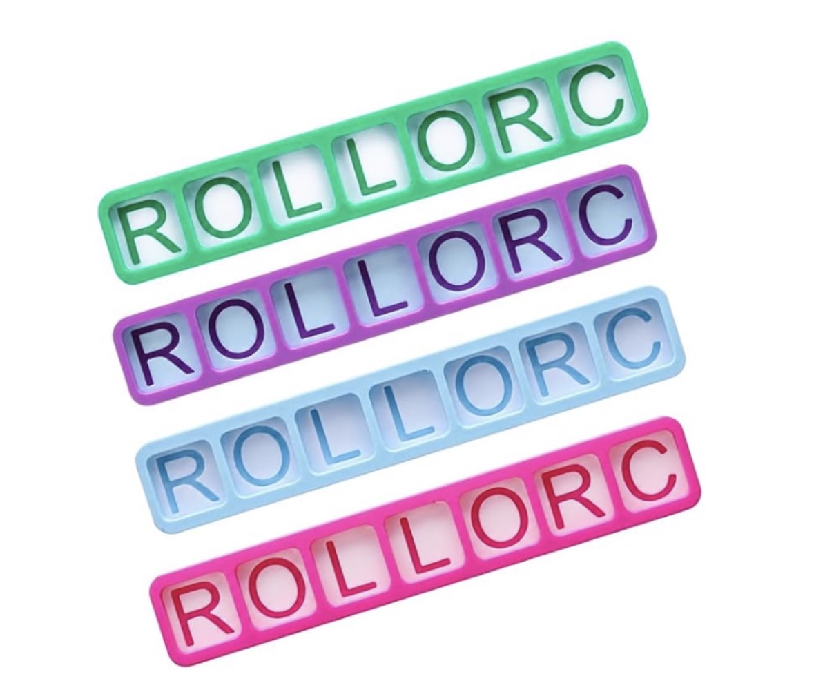 Bold Print Rollor Tracker in four colours