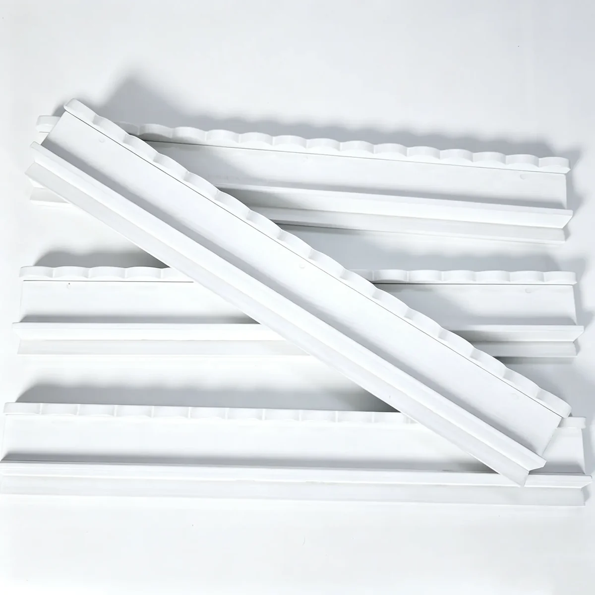 White wooden racks & Pushers 50cm acrylic mahjong rack and pusher set