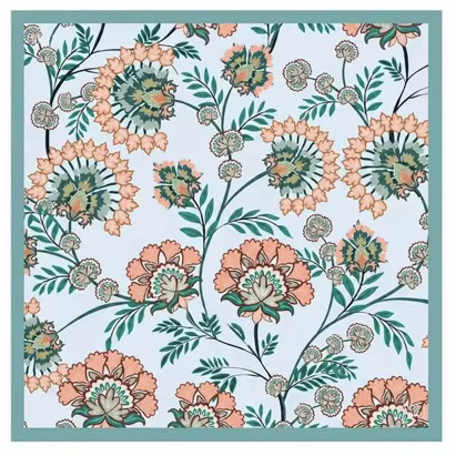 Vintage Petals mahjong play mat
