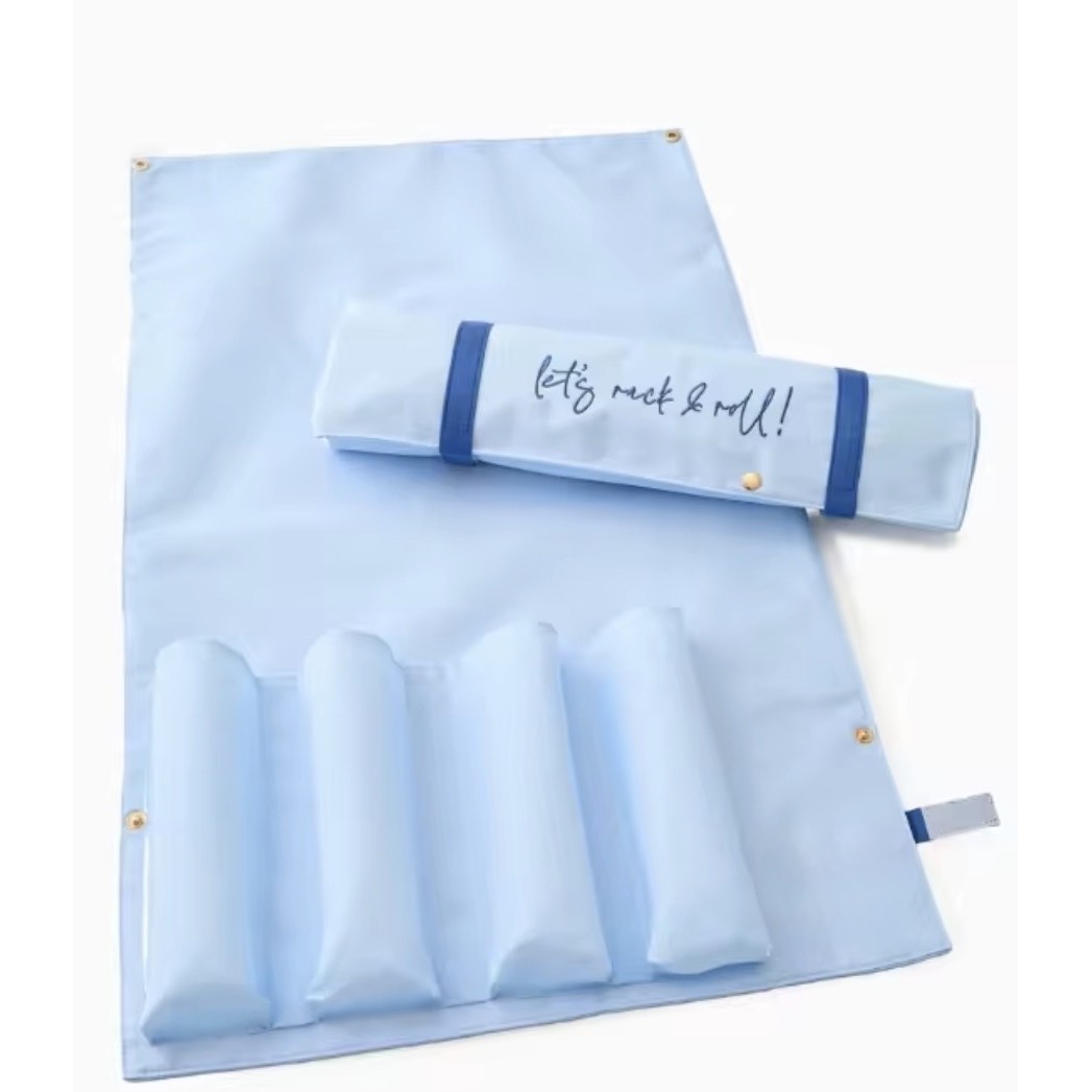Blue Let's Rack & Roll mahjong rack bag